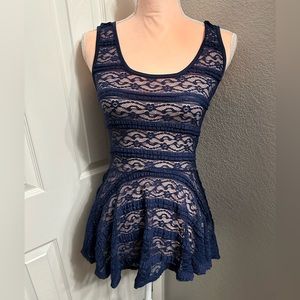 You Are Not Alone Fitted Lace Tank Top